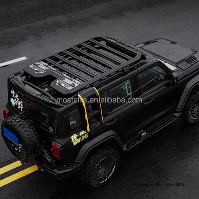 2024 Diskon Besar Rak Atap Penjelajah Aluminium Rak Platform Pembawa Kargo Bagasi untuk Aksesori Mobil GWM Tank 300