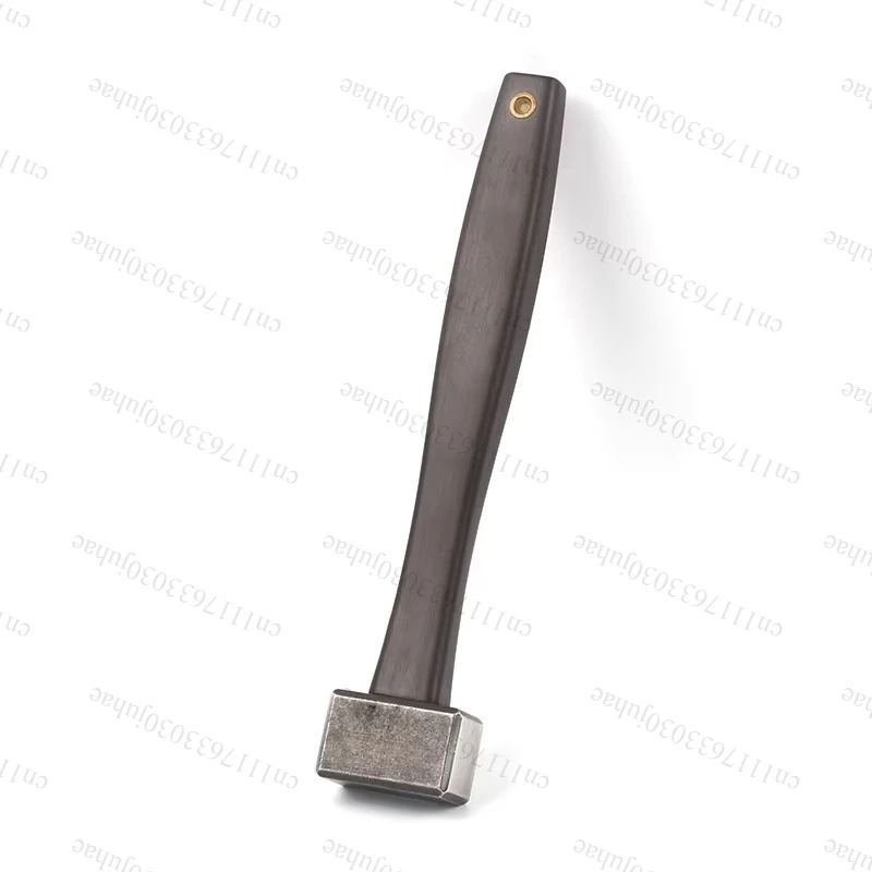 Small Steel Hammer 440C Steel Small Hammer Square Hammer 29x25MM Wooden Handle 280G