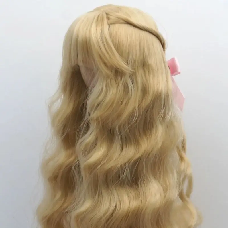 JD855 신소재 BJD 롱 웨이브 가발 탑 스킨 테크닉 OB11YOSD MSD SD Blythe DOD 헤어 1/8 1/6 1/4 1/3 인형 액세서리