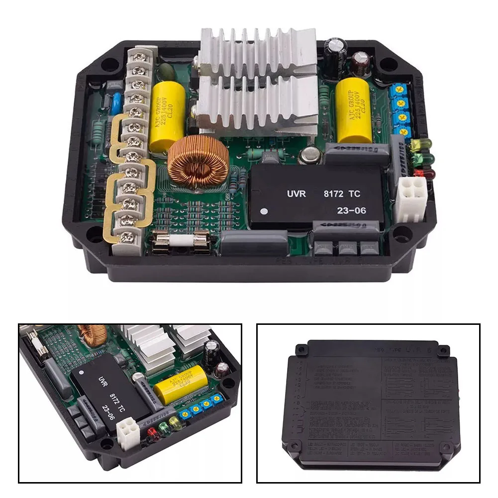 

For AVR UVR6 Automatic Voltage Regulator For Brushless Generator Alternator Genset 220-480V AC 50-60Hz Nominal For Hybrid