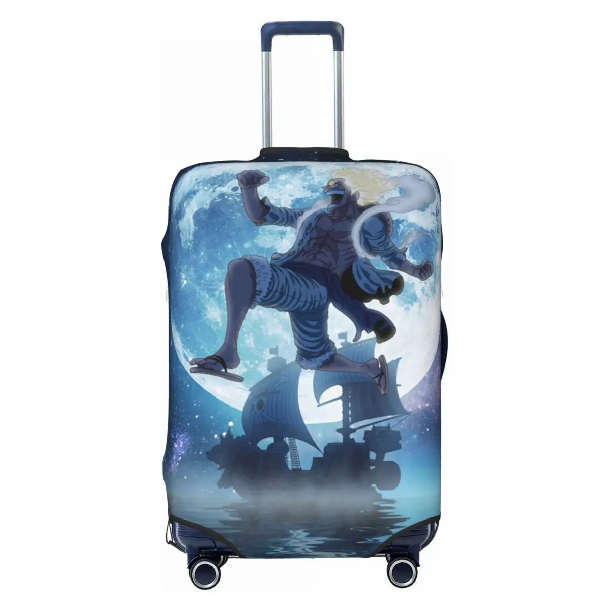 

Custom One Pieces Anime Monkey Luffy Luggage Cover Fashion Suitcase Protector Covers Suit For 18-32 inch