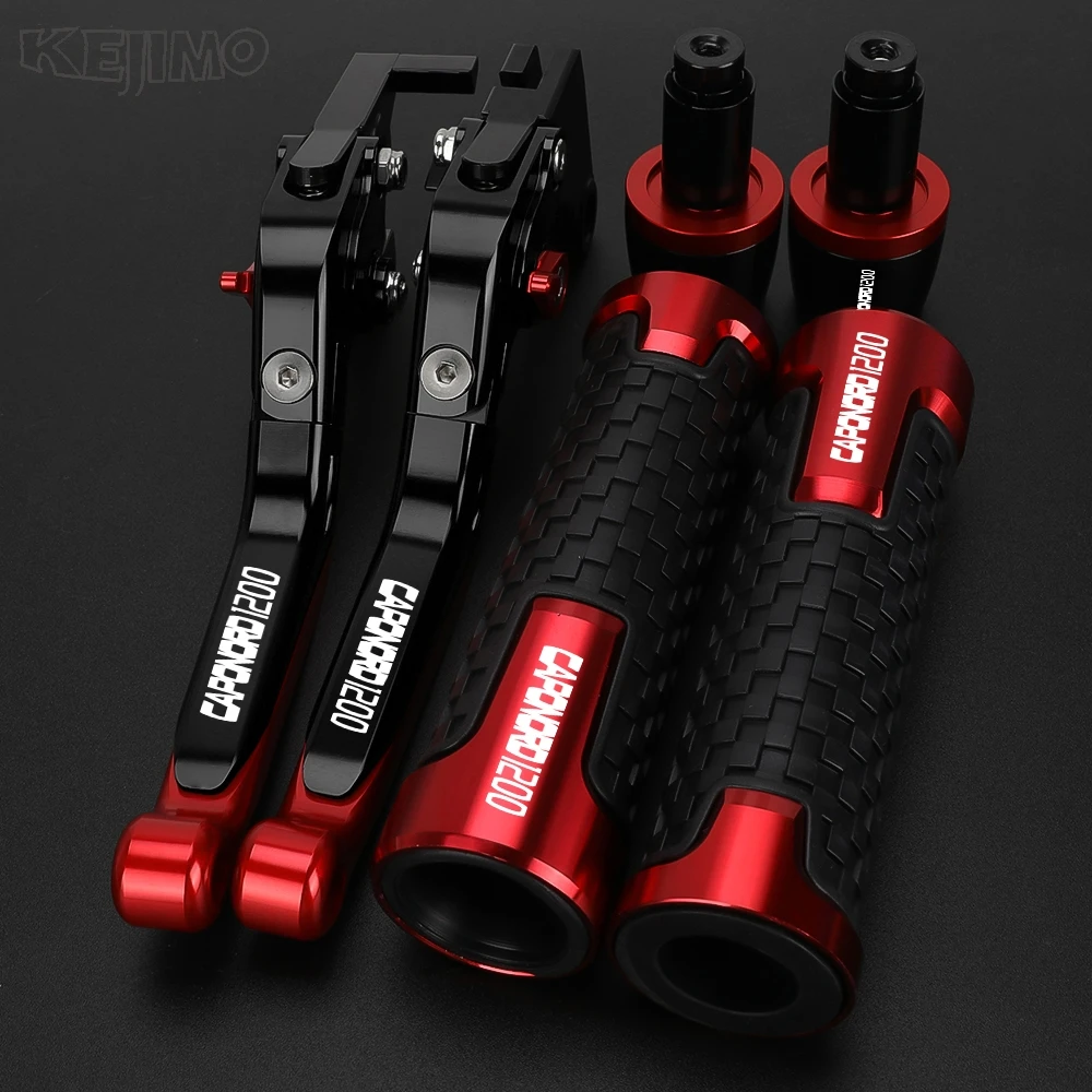 CNC For APRILIA CAPONORD 1200 2002 2003 2004 2005 2006 2007 Motorcycle Accessories Brake Clutch Levers Handle Bar End Grips Caps