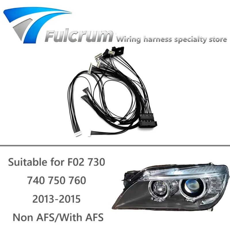 

Подходит для BMW 7 Serises F02 730 740 750 760 2014-2015, жгут проводов фар, внутренняя вилка жгута проводов без AFS с AFS