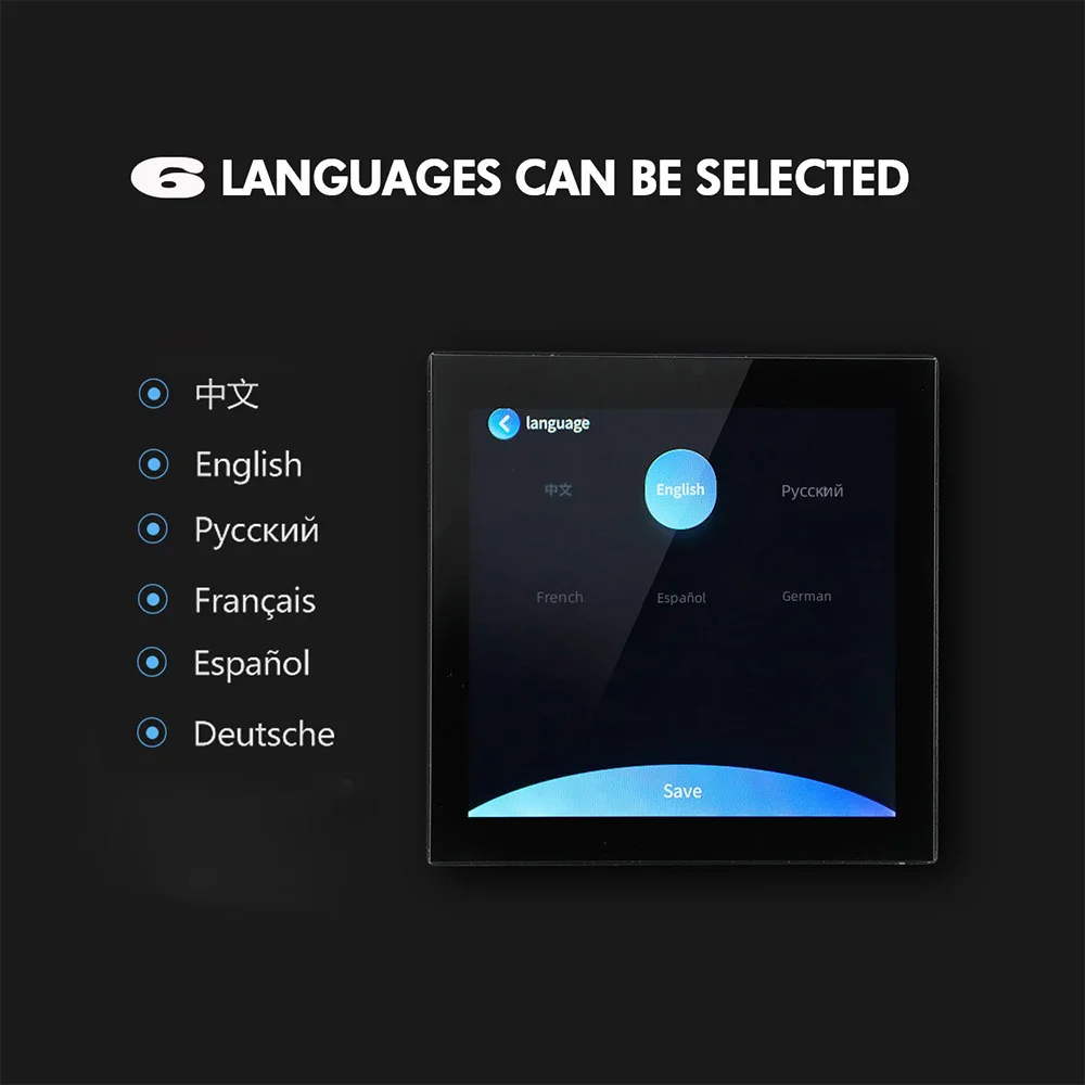

User Friendly For Gas Boiler Thermostat with Color Display Multi Language Capability and Adjustable Power Consumption