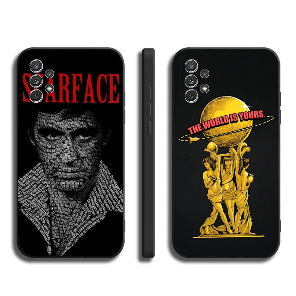 

Film S-Scarface-S Phone Case Phone Case for Samsung Galaxy A13,A21s,A22,A31,A32,A52,A53,A71,A80,A91, Soft Black Cover