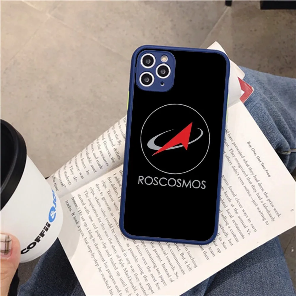 Russian Flag poccnr Space Phone Case for iPhone 14 11 12 13 Mini Pro Max 8 7 Plus X XR XS MAX Translucent Matte Cover image 5