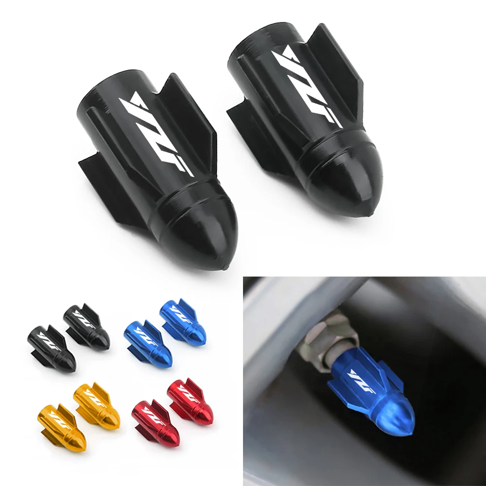 For Yamaha YZF R125 R15 R9 R7 R6 R3 R1 YZFR125 YZFR15 YZFR1 YZFR3 YZFR6 YZFR7 CNC Motorcycle Wheel Tire Valve Stem Caps Cover