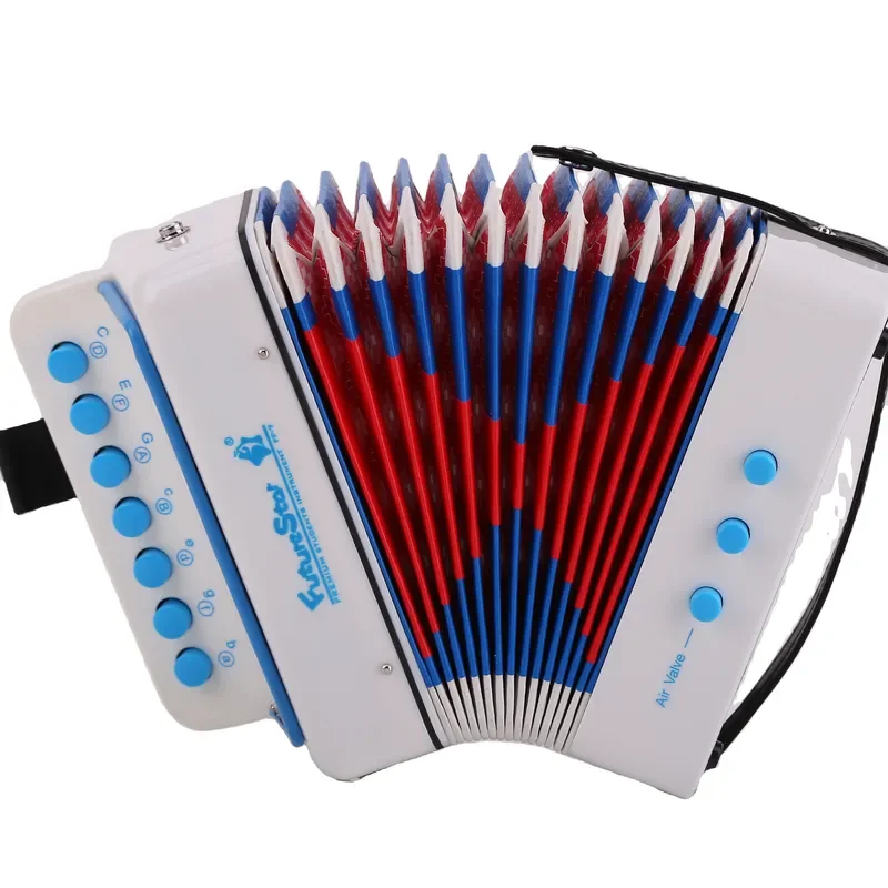 Hot Sale Kids 7 Keys 2 Bass Toys Accordion Instrument Accordion