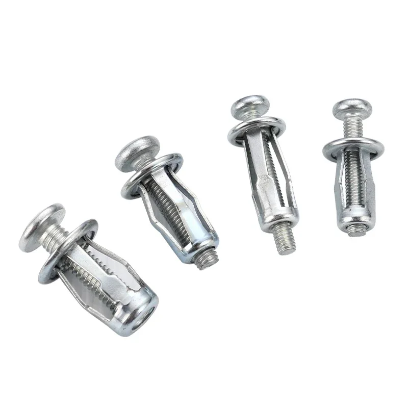 

40pcs M4 M5 M6 M8 Jack Nuts Bolt Screw Petal Screw Anchors Petal Expansion Plugs for Curtain Expansion Clamp Petal Rivet