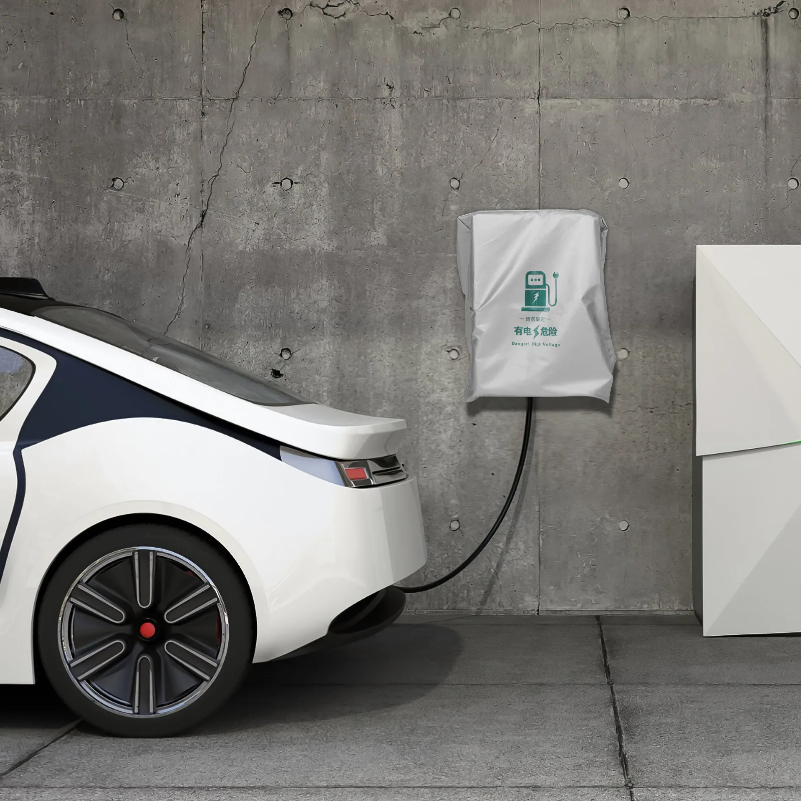 

Портативный водонепроницаемый чехол для зарядного устройства электромобилей, утолщенный защитный кожух для зарядной станции от дождя, для использования на улице, совместимый