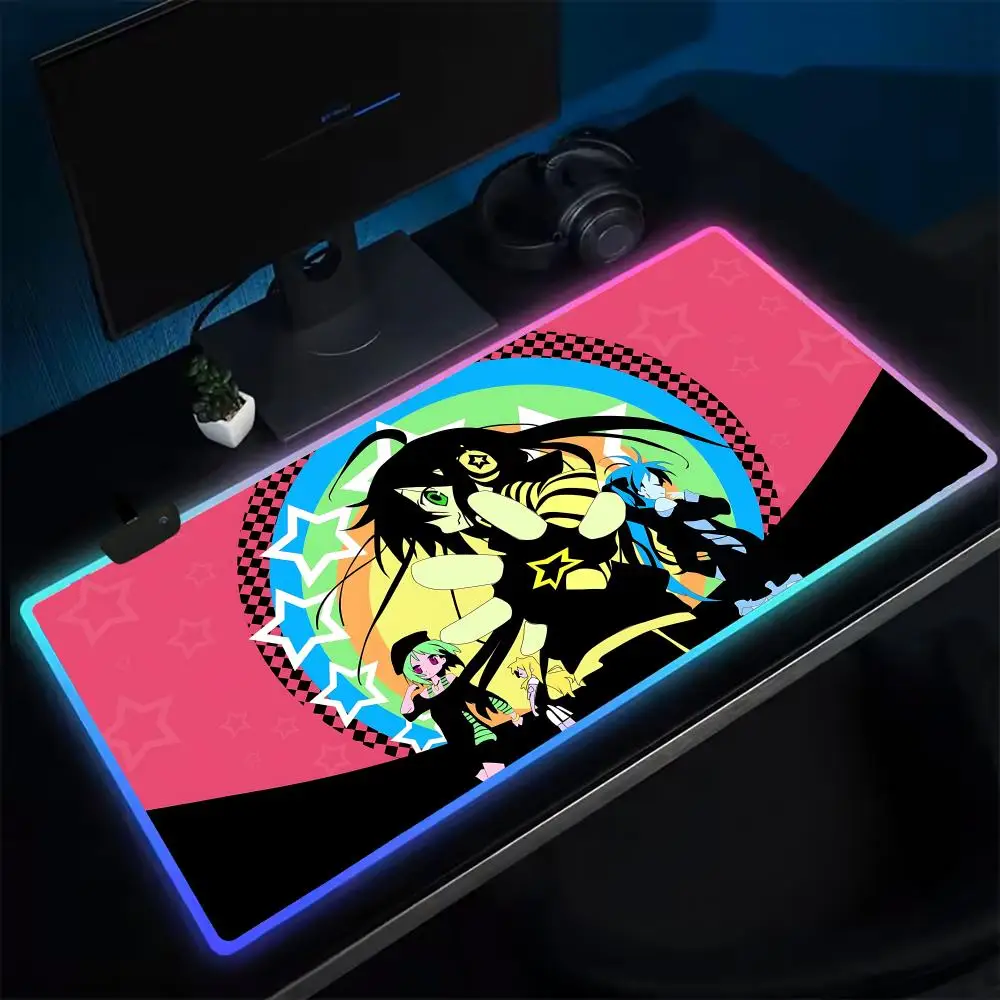 

CoolLucky Star Mouse Pad Anime Gaming Mouse Pad LED Table Pads Backlit Rubber Desktop XXL RGB Desk Mats