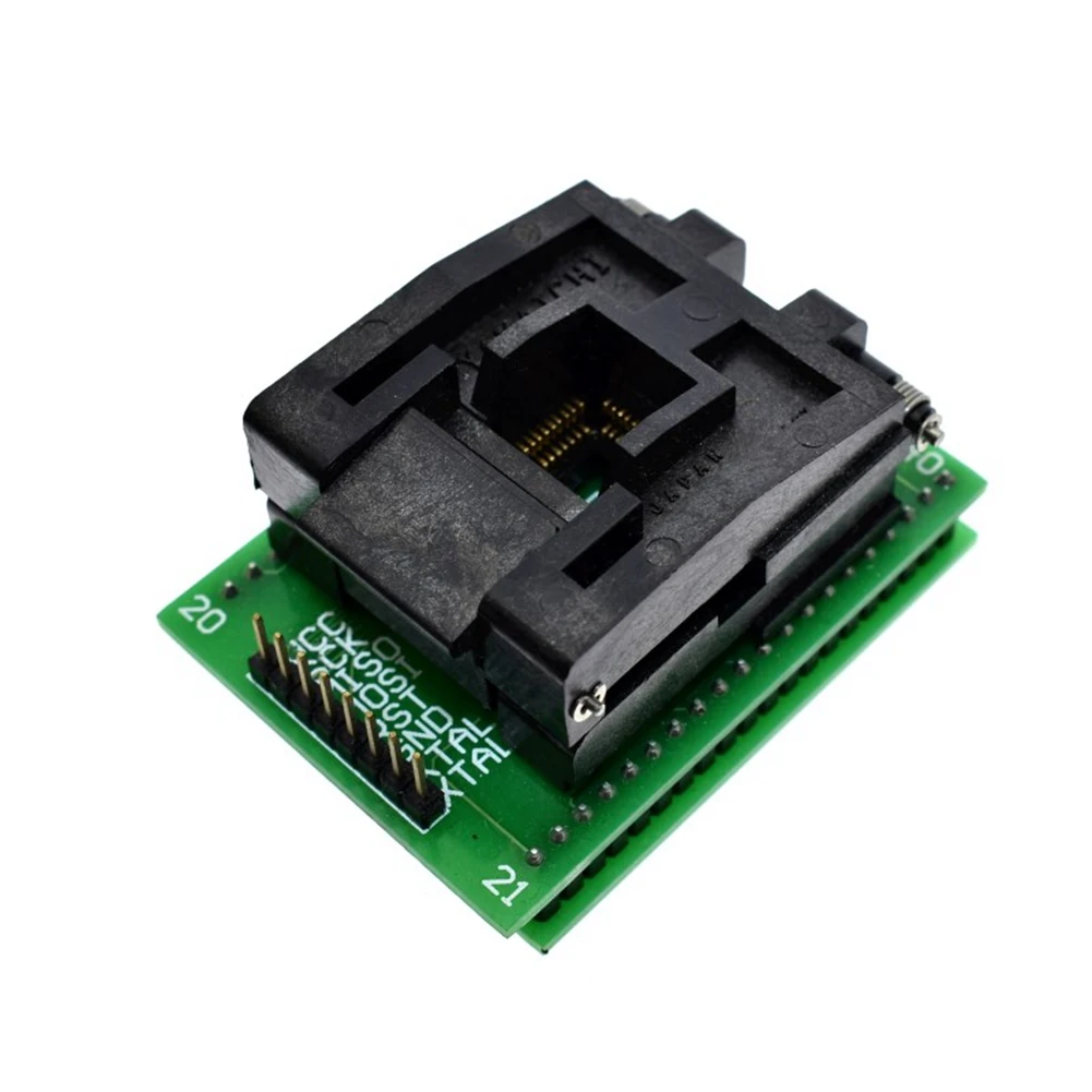 TQFP44 to DIP40 Burning Socket Chip Programmer TQFP44 Adapter Socket Dip40 Qfp44 ATMEGA16