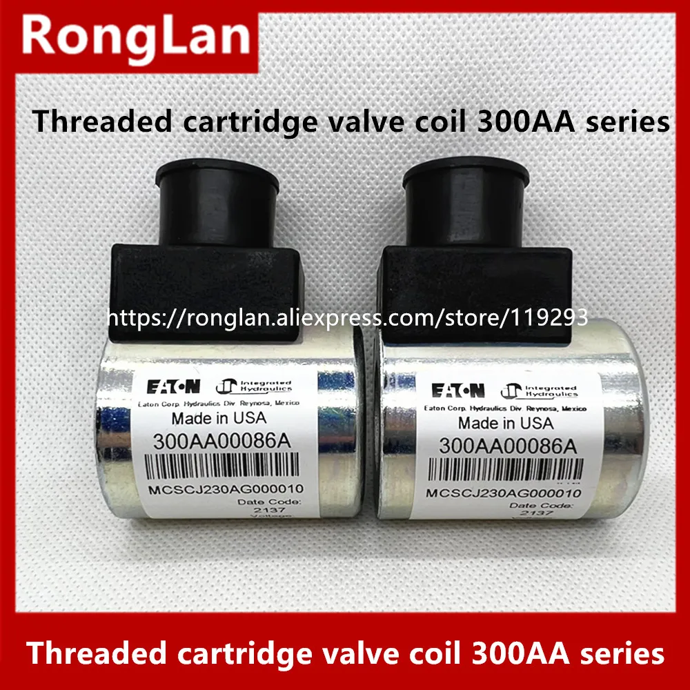 Threaded cartridge valve coil 300AA series 300AA00002A 300AA00006A 300AA00016A 300AA00022A 300AA00046A 300AA00086A 300AA00126A