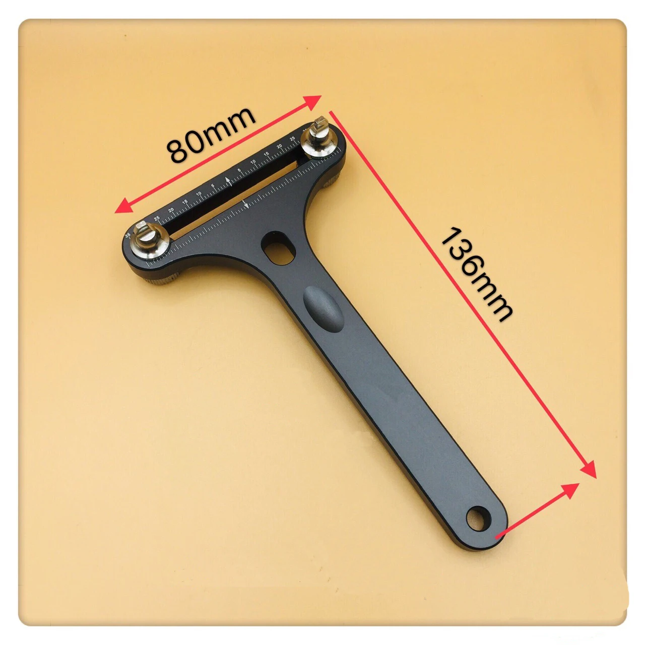 1 Piece T Shaped Watch Back Case Opener Wrench for Large Screw-off Cover Caseback W2819-L