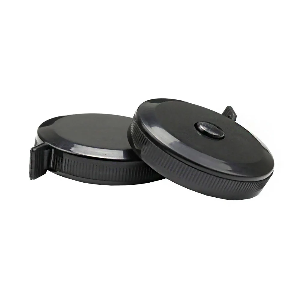 

Black Mini Retractable Measuring Tape 1.5m Anti Drop Tapeline Clear Metric Scale Plastic Case Protection Non Slip Grip Long