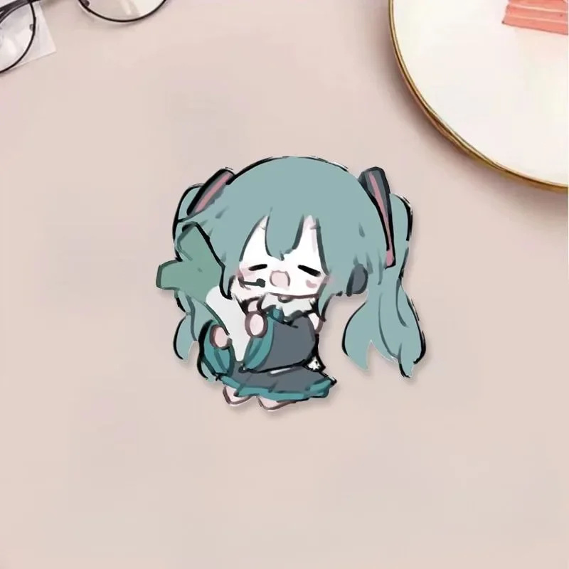 Hatsune Miku Brooch Badge Anime Cute Cartoon Diy Itabag Clothes Decoration Pendant Japanese Kawaii Girly Heart Holiday Gift Y2k