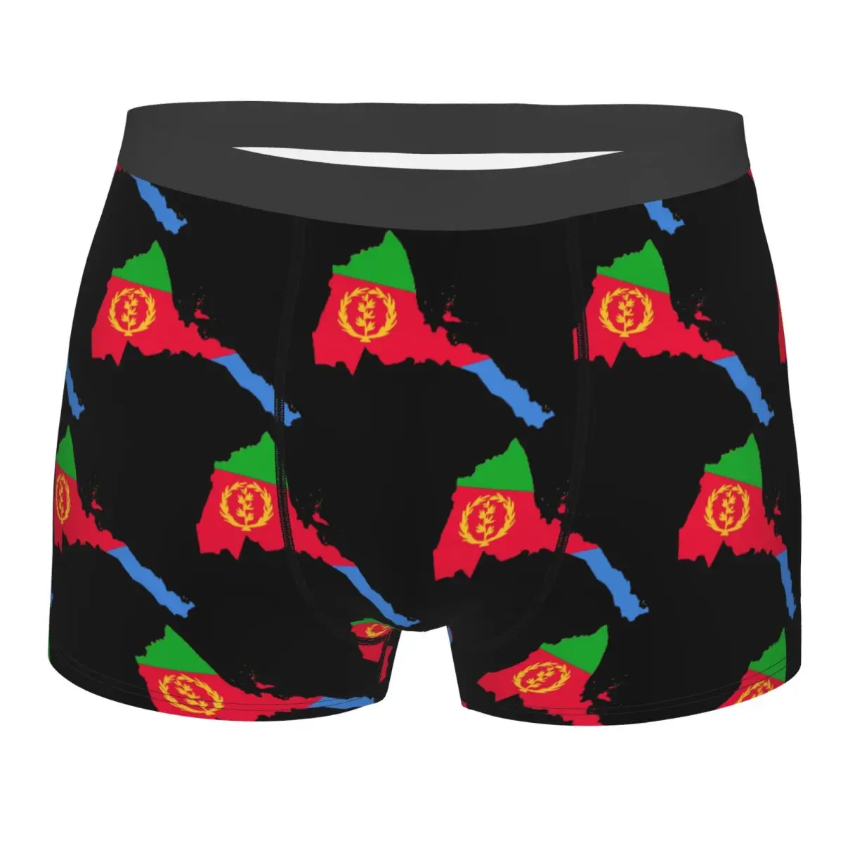 Boxer Underpants Shorts Flag Of Eritrea Panties Male Comfortable Underwear for Homme Man Boyfriend Gifts