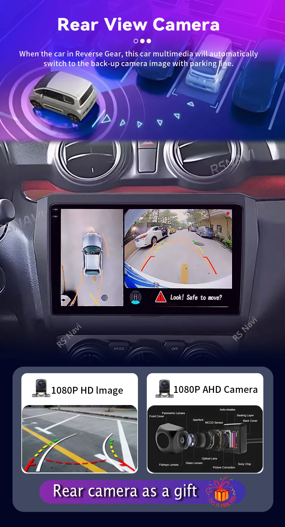Android 16 Carplay Auto für Suzuki Swift 2016 - 2020 Autoradio GPS Stereo BT Video Autoradio Plug and Play Snapdragon Wireless – Detail 6