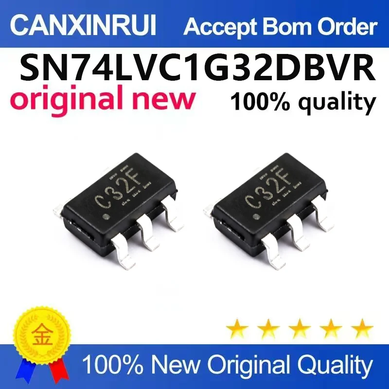 (5pcs-100pcs)Brand new original SN74LVC1G32DBVR SOT-23-5 single channel 2-input positive or gate chip