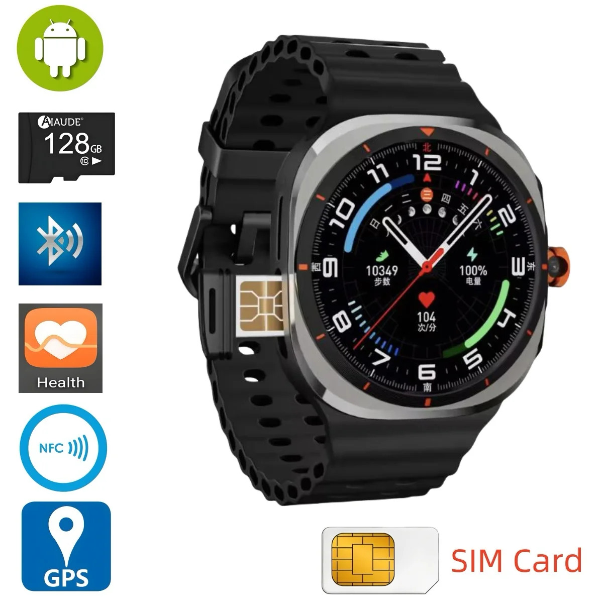 

Smartwatch For Samsung Galaxy Watch 7 Ultra NFC Compass Men 1.6 inch Display 4G Android WIFI GPS Google Play 256GB Smart Watch