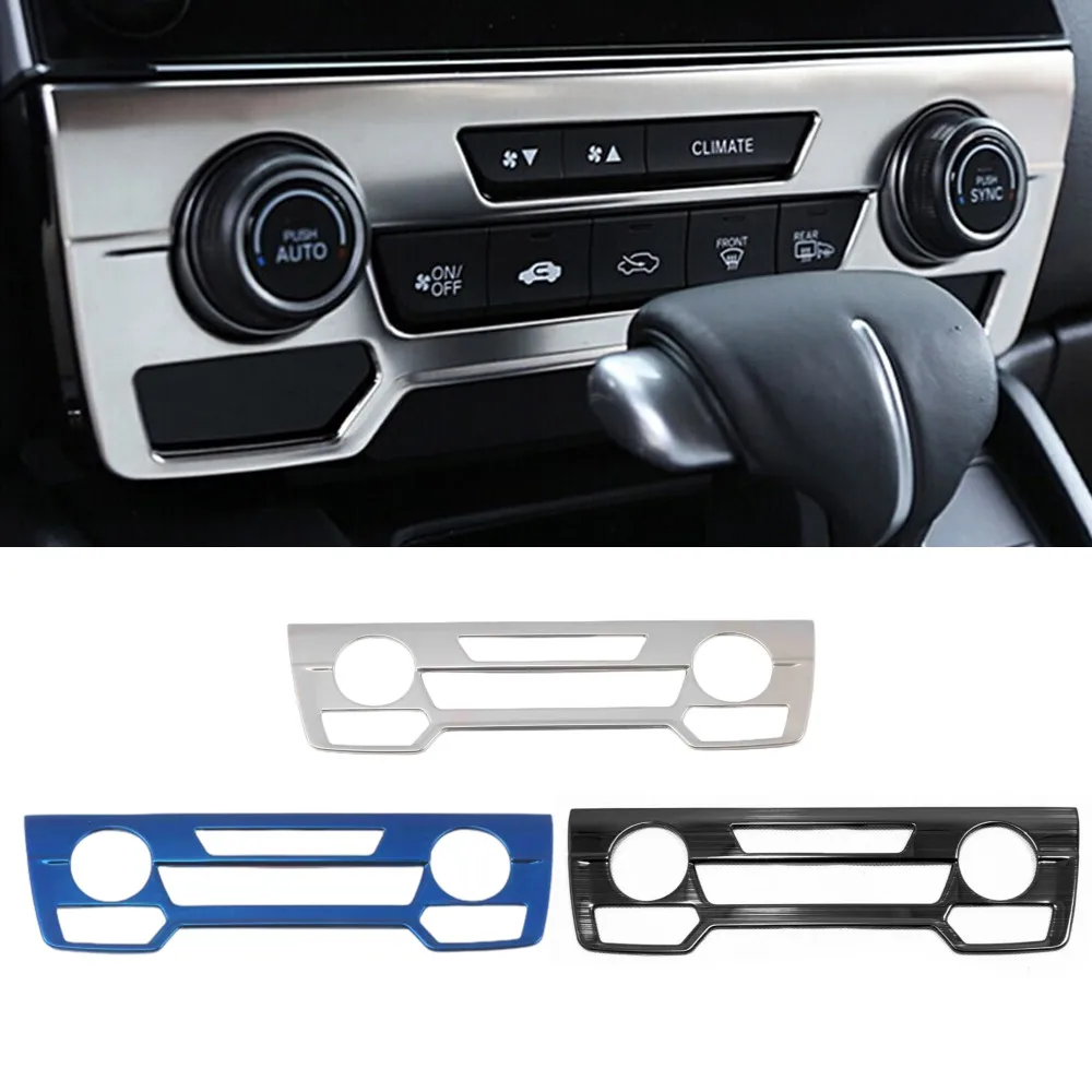 

For Honda CRV CR-V 2017-2021 Central control air conditioning button adjustment panel Trim stickers Car Interior Accessories