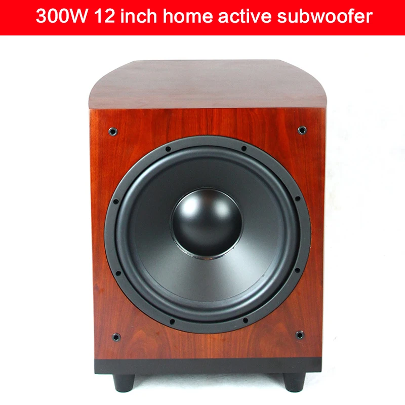 

300W 12-inch Household High-power Subwoofer Speaker, Active Bass Speaker Long-stroke HiFi Fever-grade Subwoofer Speaker 6Ohm