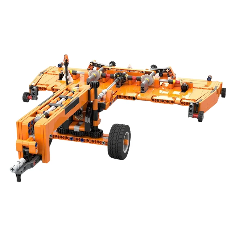 230pcs MOC Offsetting Arm Batwing Mower LS Technical Model Building Blocks Construction Toy Christmas Gift Brick Kids Education view 4