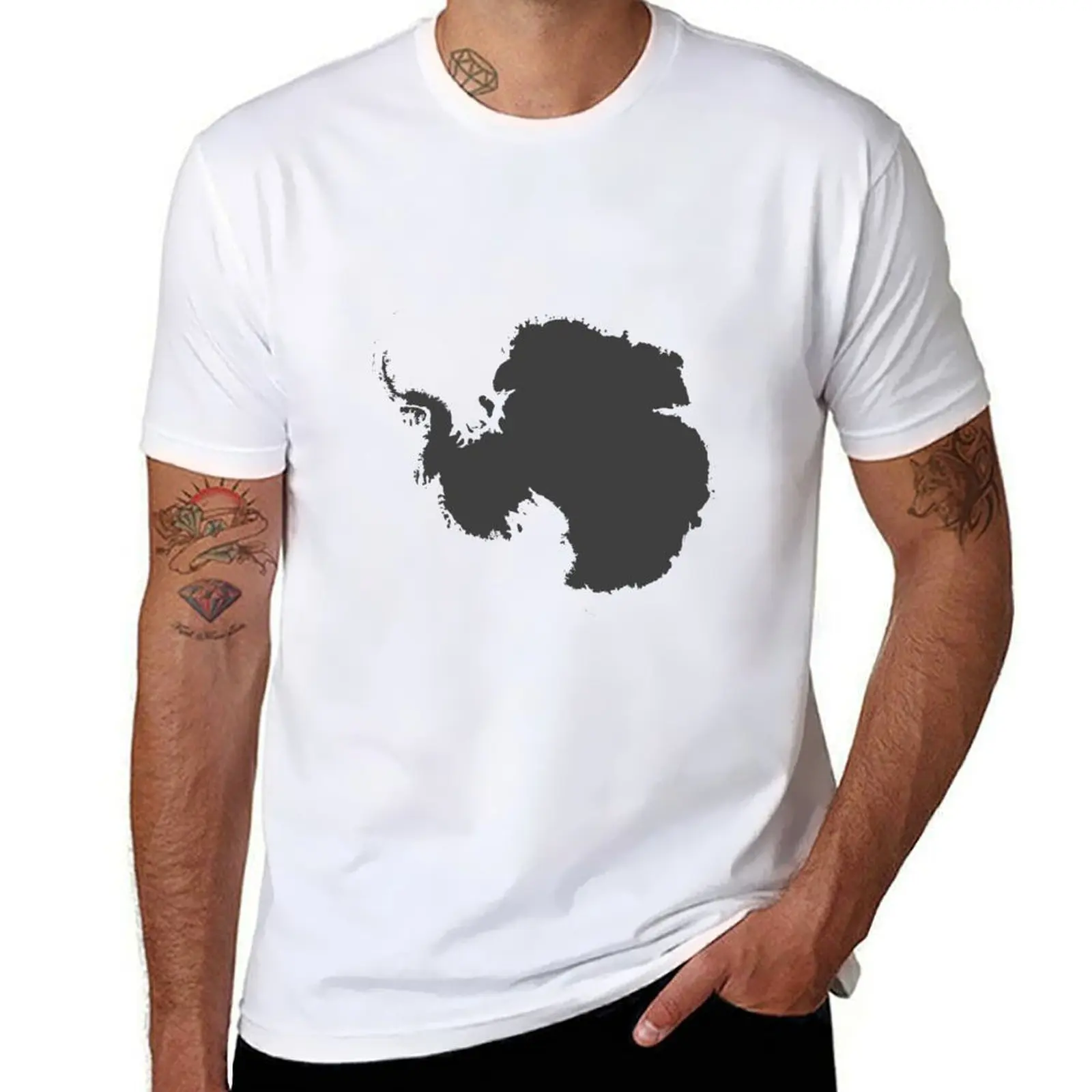 

Antarctica Love in Charcoal T-Shirt t shirt man luxury man t shirts graphic T-Shirt
