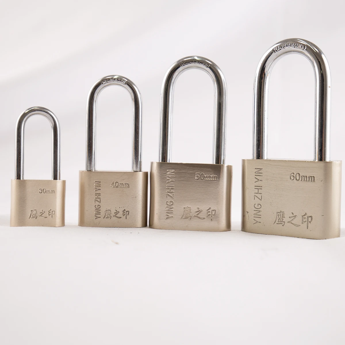Customized Large Angle Stainless steel Padlock Key Lock Factory Multi-Size Electroplated School Dormitory Storage Box Pad Lock
