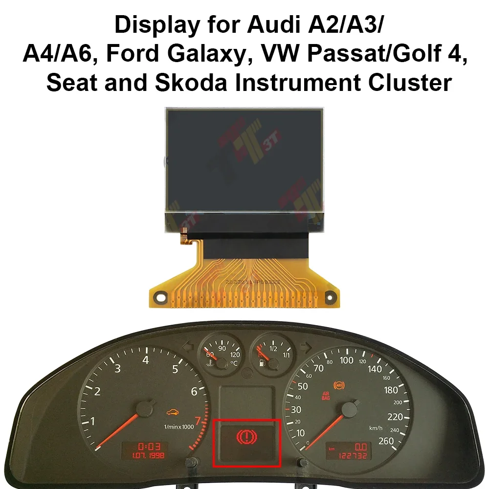 

Dashboard Cluster Display for Audi A2/A3/A4/A6 For Ford Galaxy For VW Passat/Golf 4 For Seat Instrument LCD Screen 26Pins