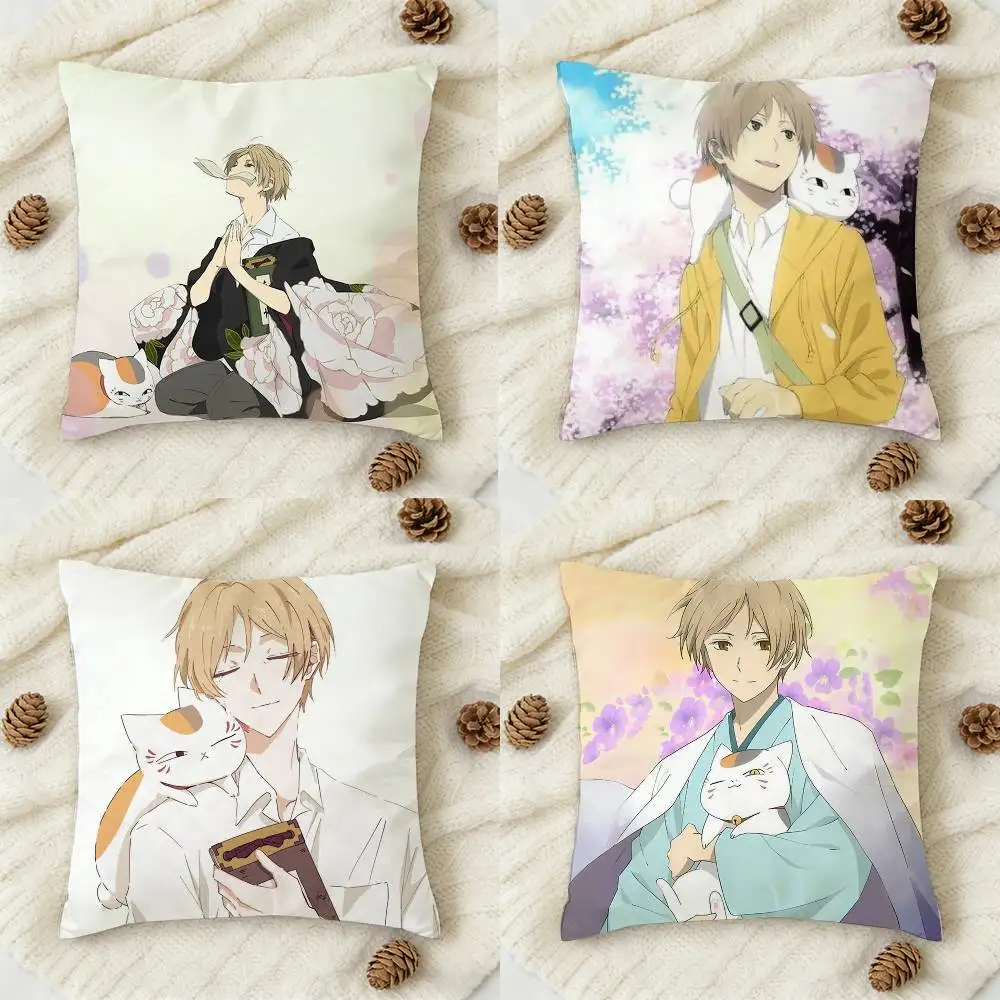 

Natsume Double-sided Printed Square Decorative Cushion Cover for Sofa Living Room Home Decor