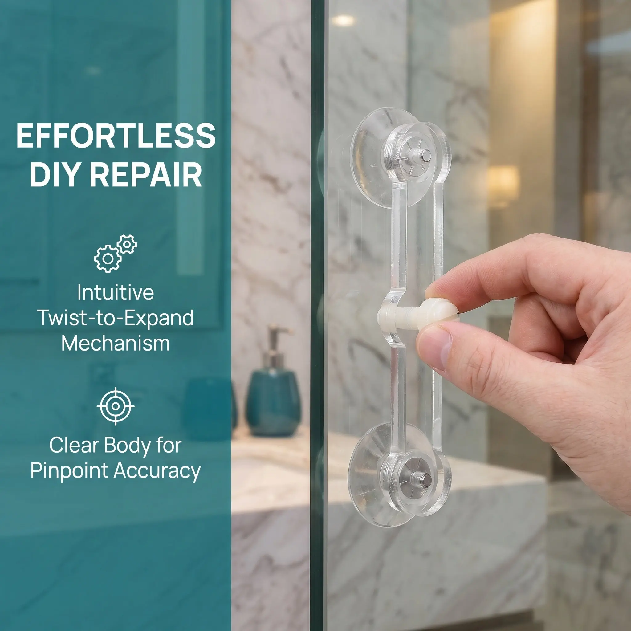Auto Glass Suction Cup Expander Windshield Repair Tool for Chips Cracks Fast Effective Resin Penetration Car Windscreen Repair