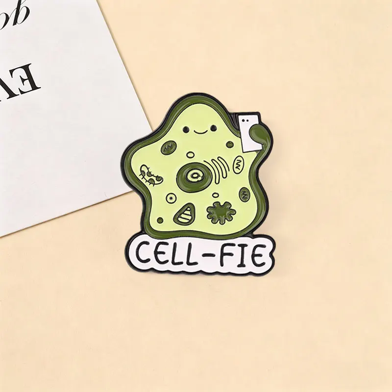 Positive Vibe Enamel Pin Low Social Battery Cell-fie Cute Rainbow Brooches Backpack Shirt Lapel Badges PURA VIDA Jewelry Gifts - view 3