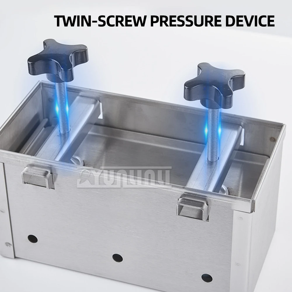 3KG Meat Pressing Mold, Stainless Steel Thickened Meat Shaping Mold, Household Meat Pressing Tool