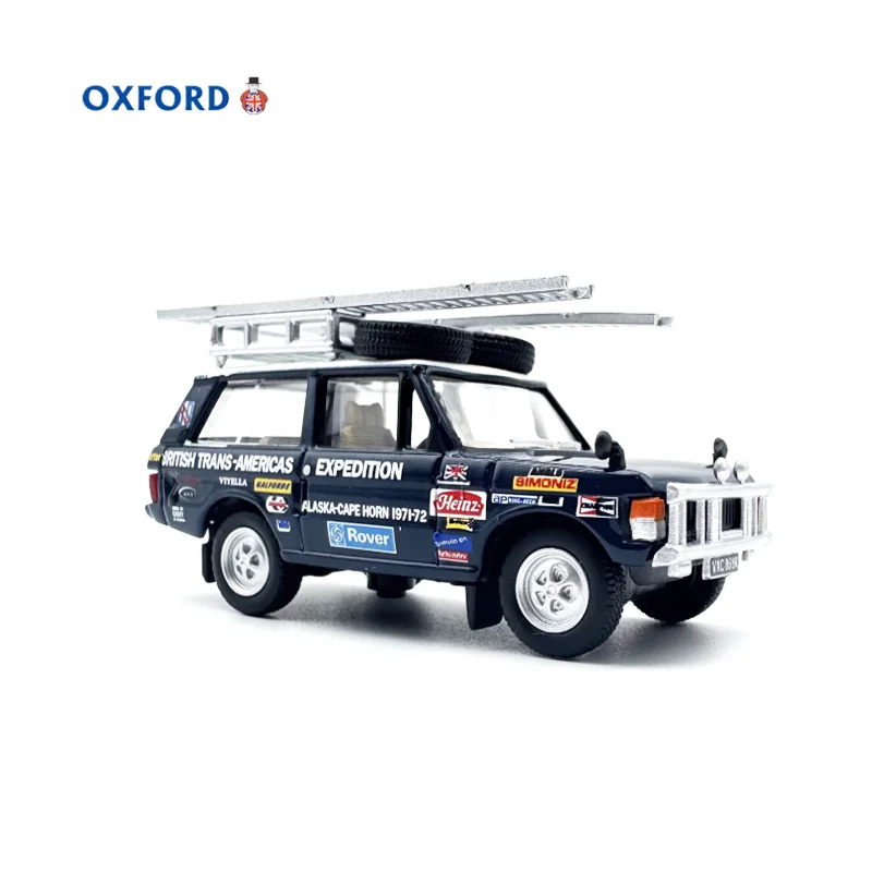 OXFORD Diecast 1:76 Scale Alloy Expedition Team Off Road Vehicle Model Finished Product Simulation Toy Collection Static Display