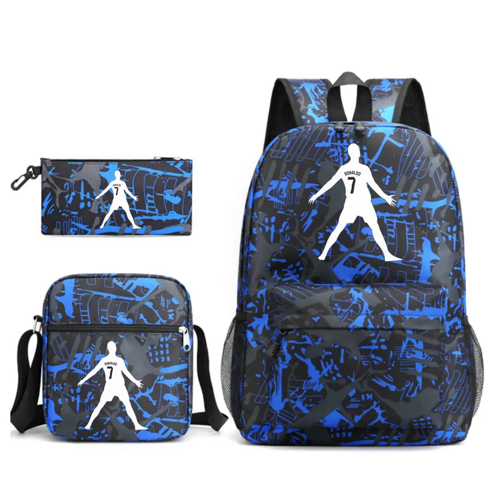 

FootballBackpack Simple Light Leisure School Bag Girls Boys Travel Laptop Student Backpack Teens Canvas College Packets Mochilas