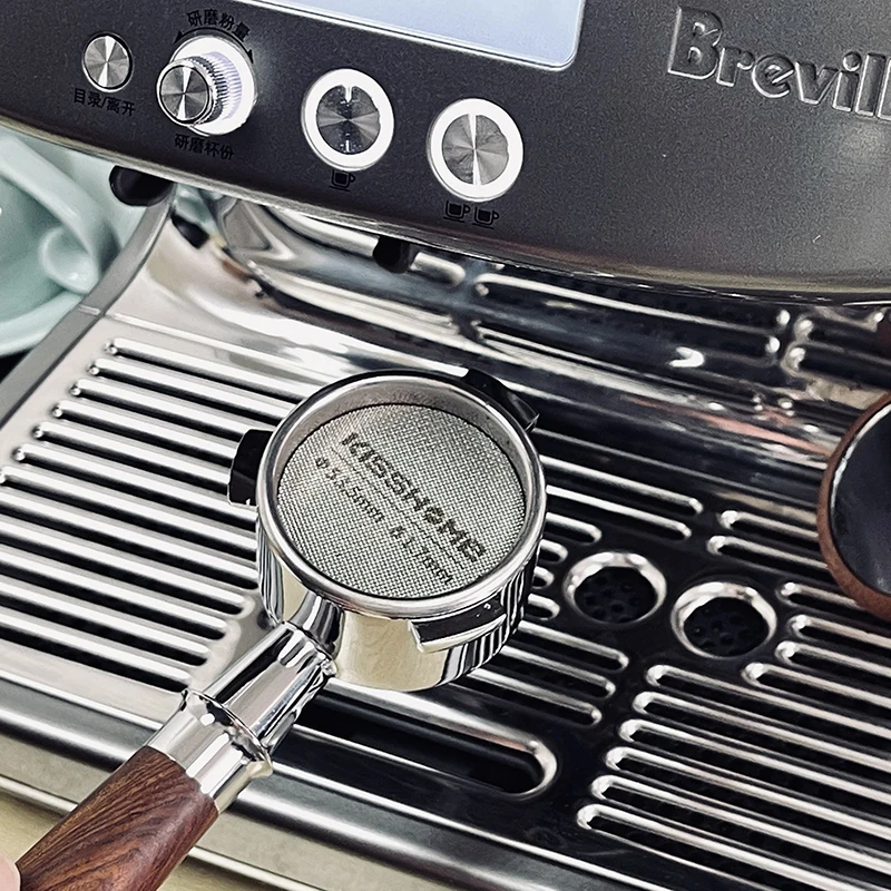 Wiederverwendbare Espresso Puck Sieb Filter Kontakt Dusche Mesh Für 51MM 54MM 58MM Breville Siebträger Barista Maschine Zubehör – Detail 7