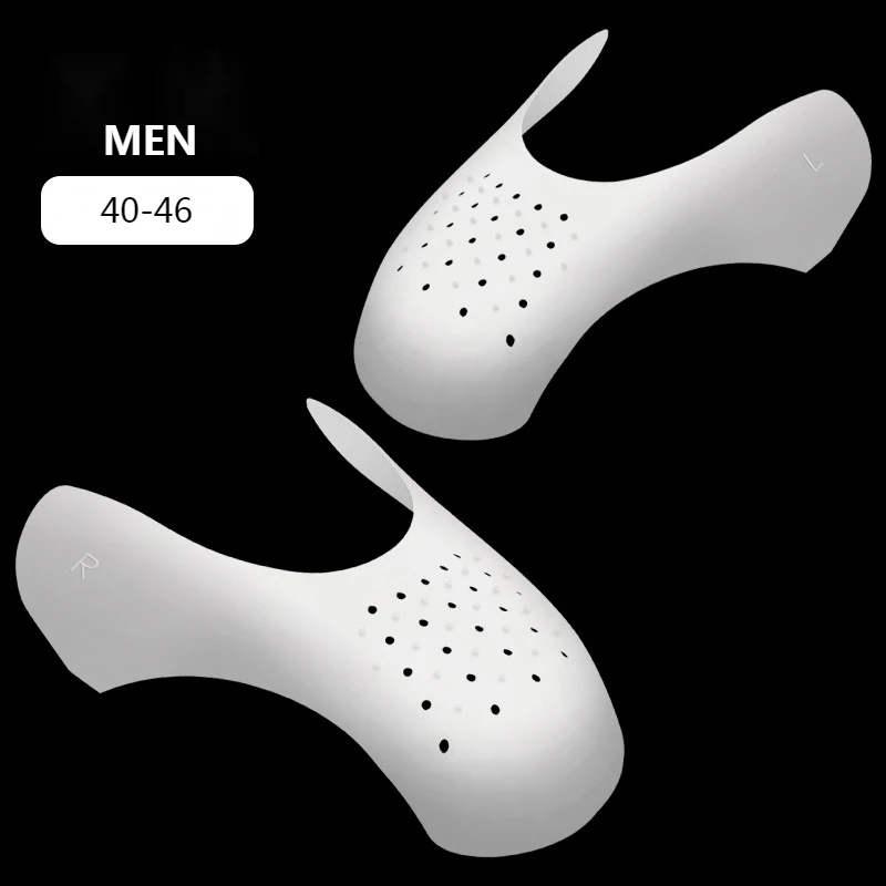 Schuhfalten-Schutz, Anti-Falten, leicht, Schuhschild, Einsätze, Schutz für Turnschuhe, rissige Zehenkappe, Stützschuhe, Bahre – Detail 13