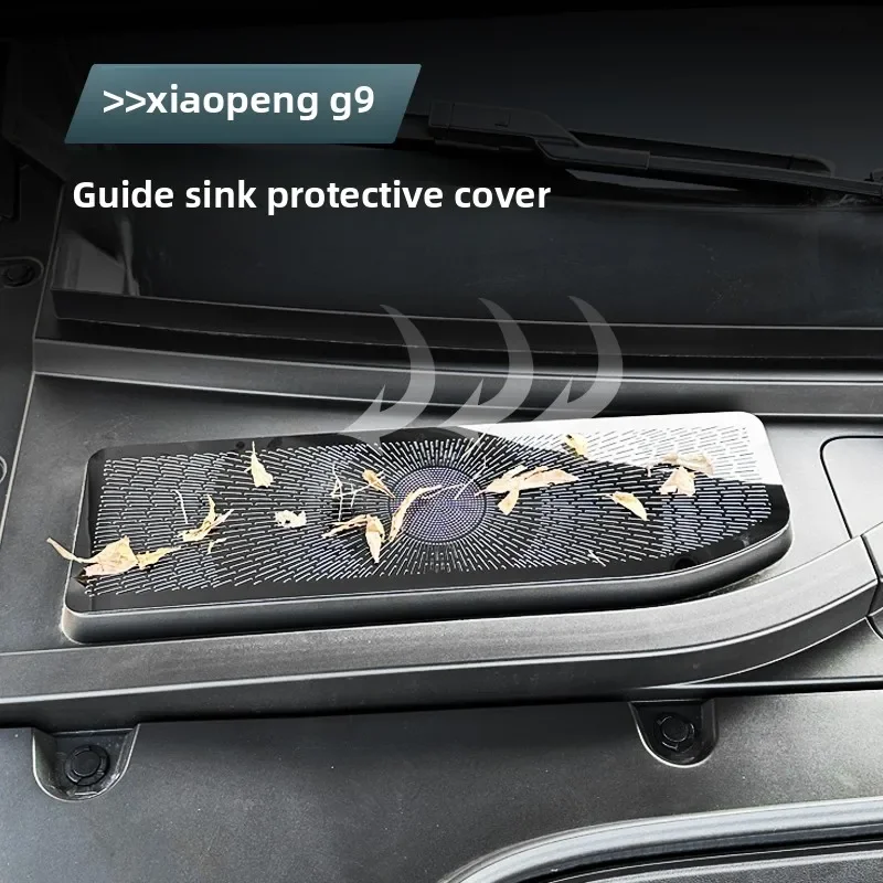 

Передняя крышка салона автомобиля, пылезащитный чехол, кондиционер, защита от впуска, фильтрующий элемент, модификация сетки от насекомых для Xiaopeng G9