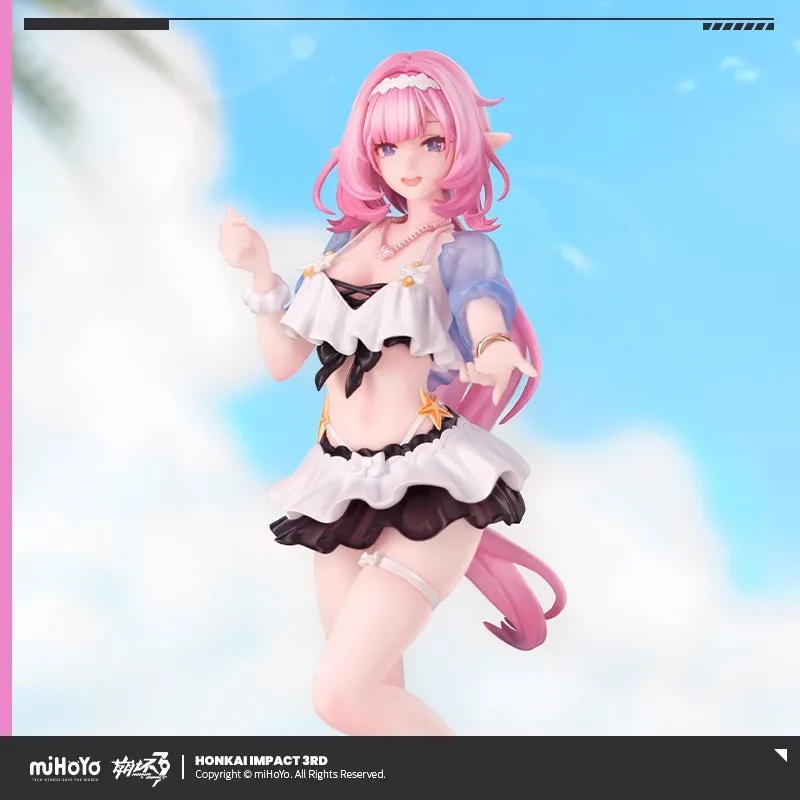 

[Подлинная] Горячая игра Honkai Impact 3 Elysia 1/8, мультяшный орнамент, летний гоблин Мисс, косплей, милые аксессуары в стиле аниме, подарок на Хэллоуин