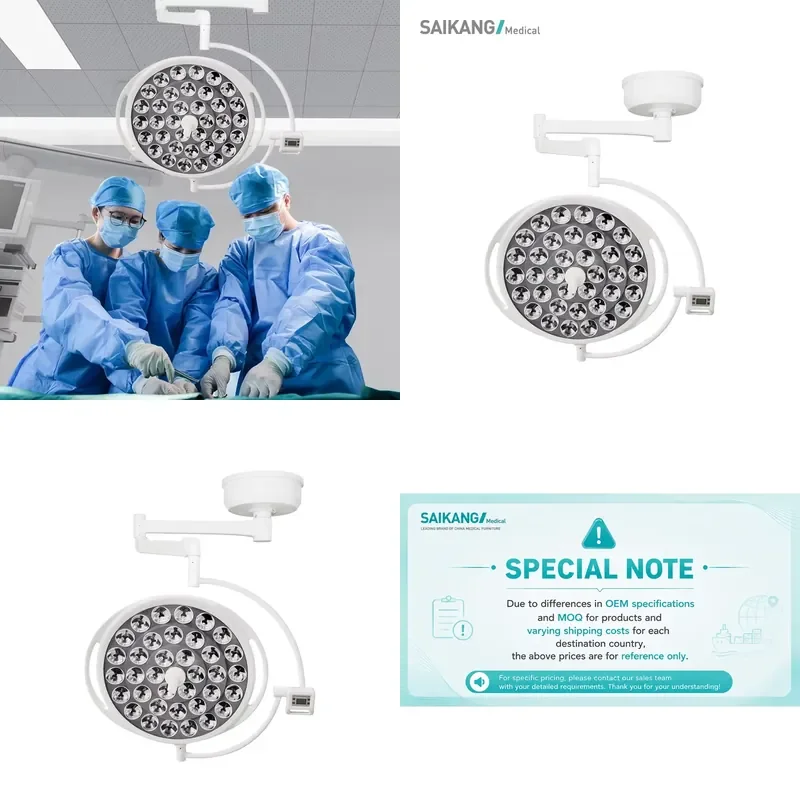 for SK-LLD72C Saikang Factory Operating Room Cold Light Ceiling Mobile Battery Surgery LED Operating Light