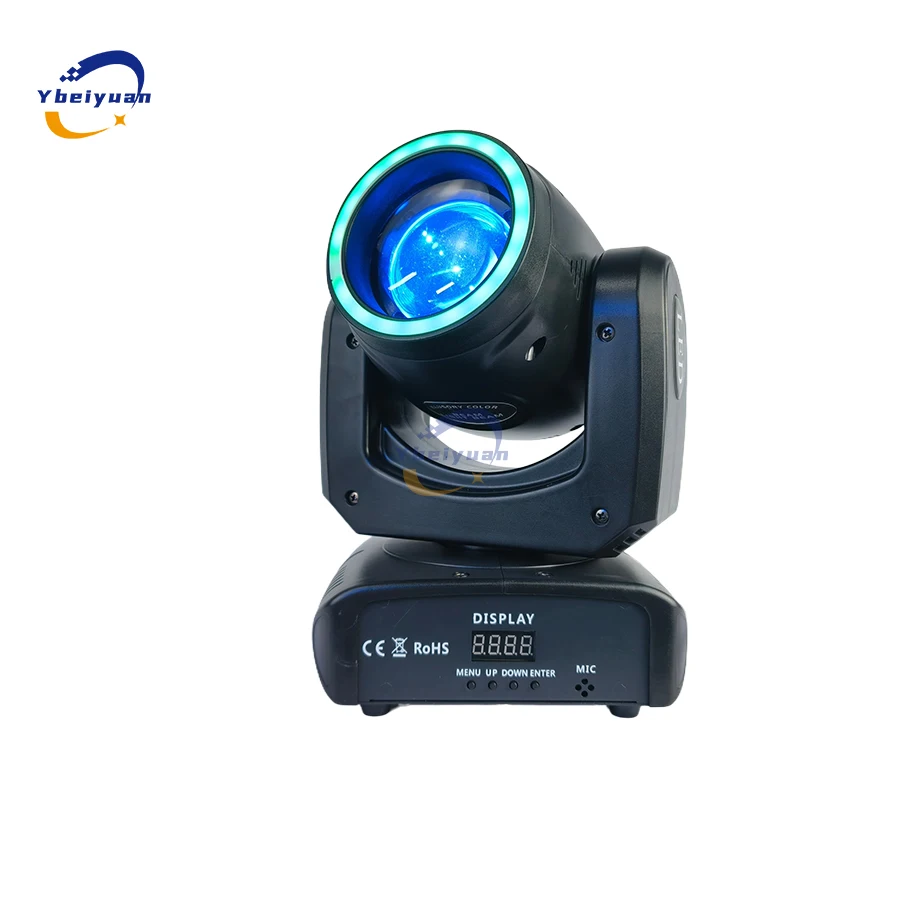 100 W LED RGBW 4 in 1 Moving Head Muster Strahllicht DMX-Steuerung Geeignet für Bar DJ Disco Party Nachtclub Hochzeit Bühnenlicht – Detail 2