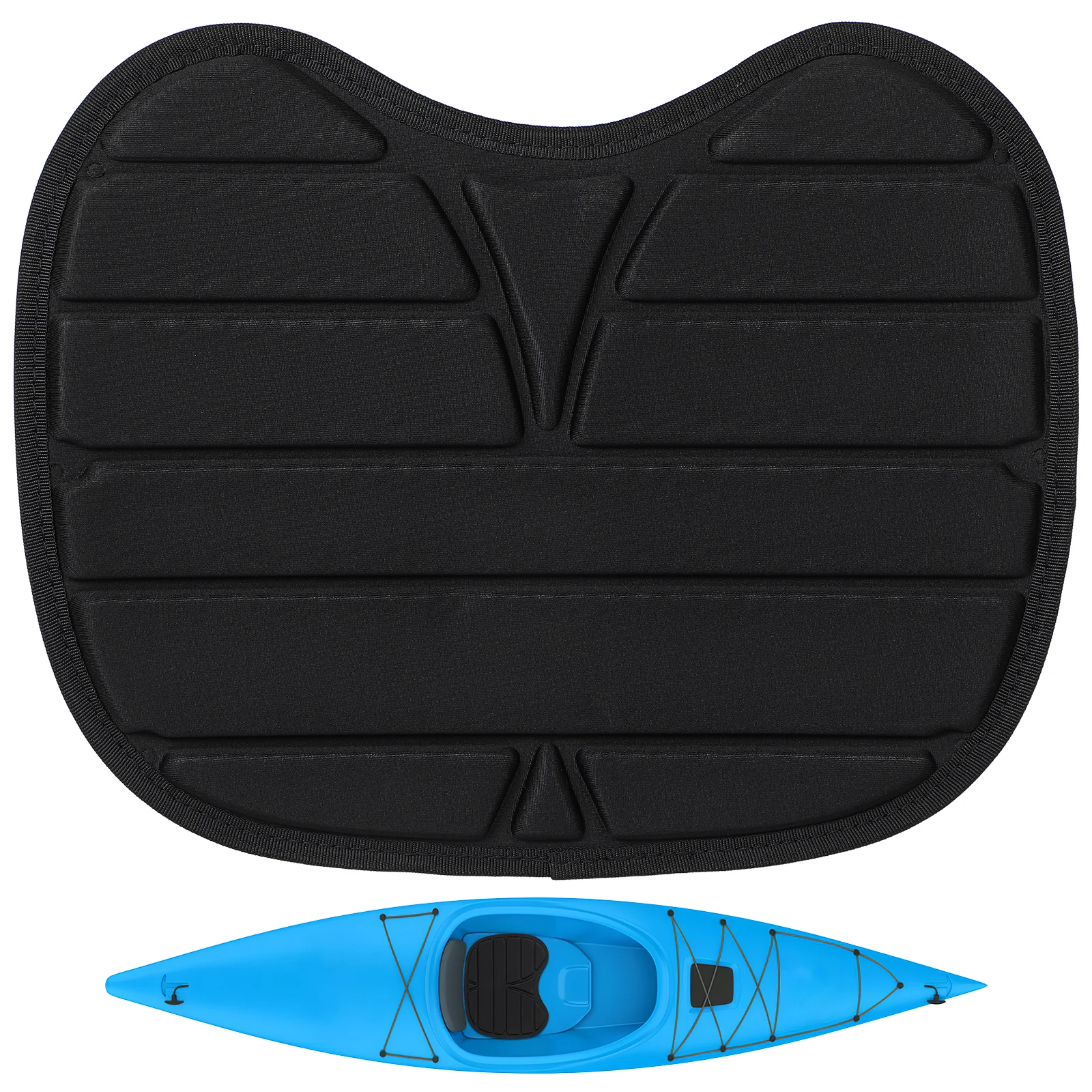 Lightweight Breathable Cushion Ergonomic Sit On Kayak Cushions Canoe Fishing Marine Activities Pad For Kayak Cushions For