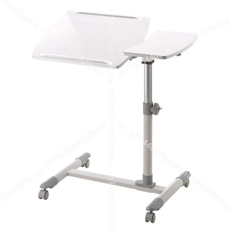 

Computer lifting table mobile office, dormitory bedroom desk lazy bedside table