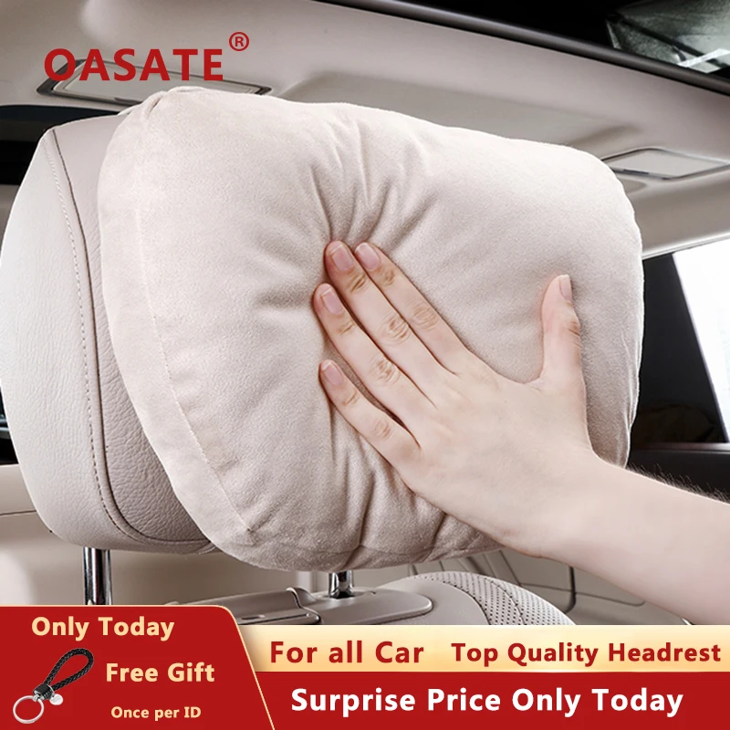 Top Quality Car Headrest Neck Support Seat / Maybach Design S Class Soft Universal Adjustable Car Neck Pillow Waist pillow