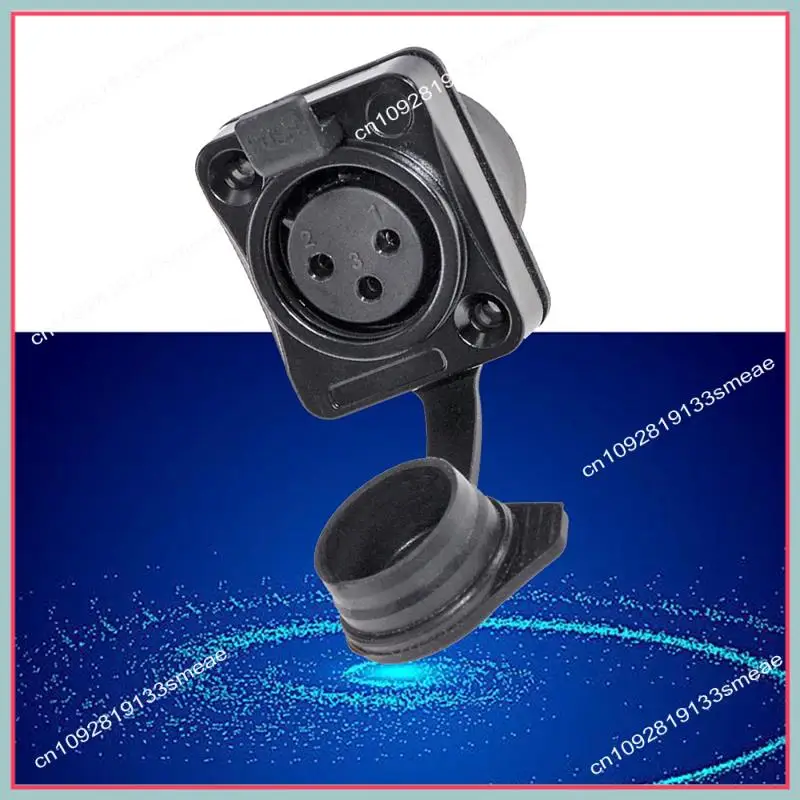 

N94R 3 Pole Holder 3 Pole Waterproof Male And Female Microphone Audio Plug Xlr Balanced Threaded XLR Head Holder, Easy To Use C