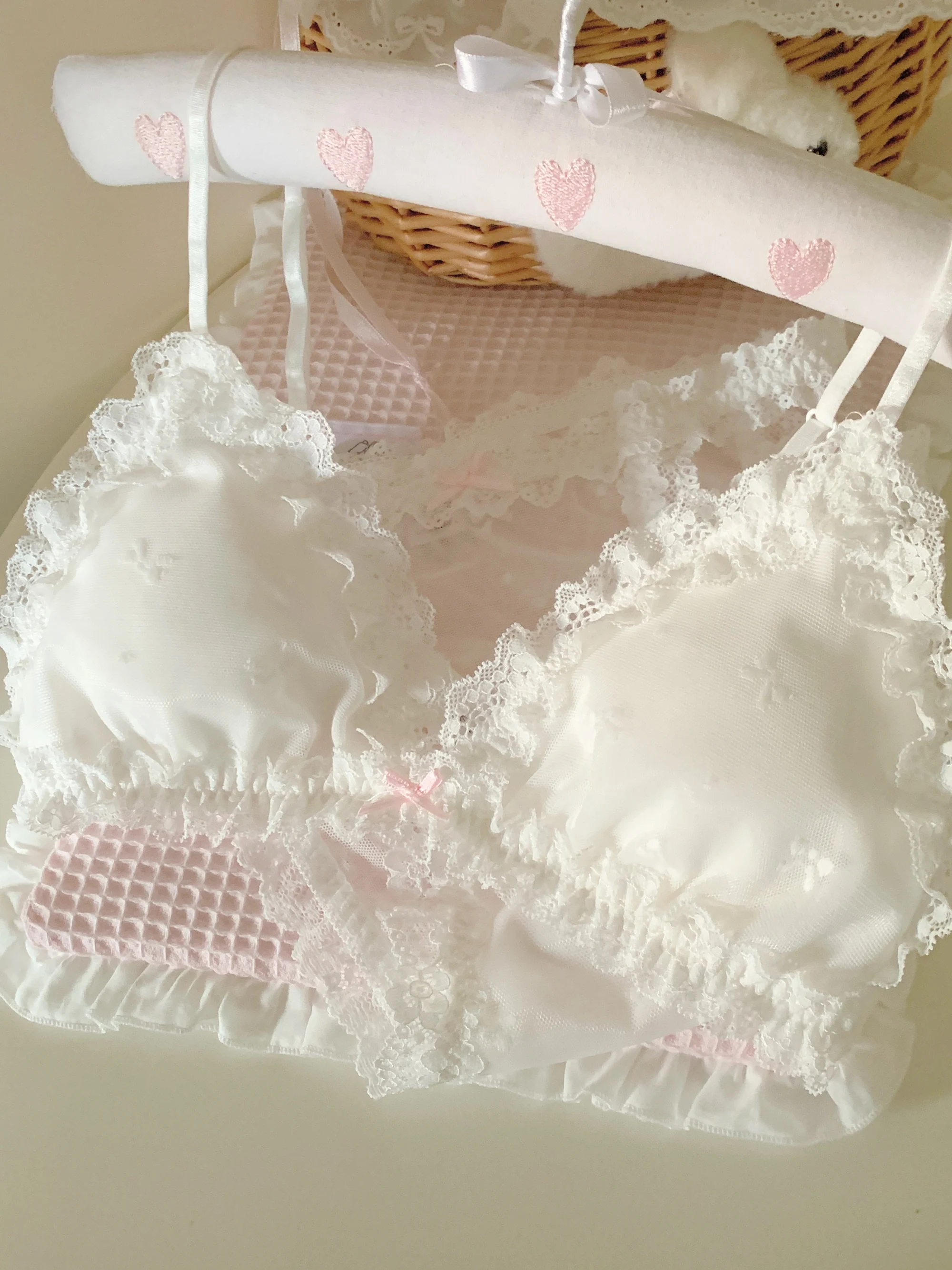 

Комплект дышащего сетчатого бюстгальтера для миниатюрных бюстов — комплекты женского нижнего белья без косточек, удобное женское нижнее белье с трусиками