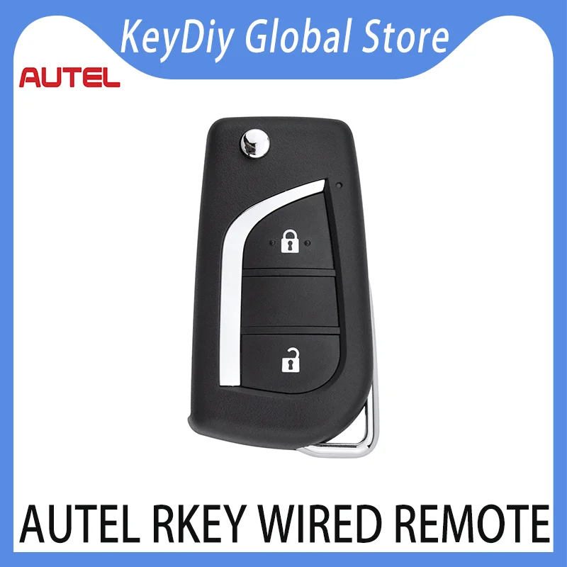 Autel Ordinary Remotes RKEYTY2 Universal Wired Remote Key RKEYTY002AL Program With XP400 Series XP200 KM100