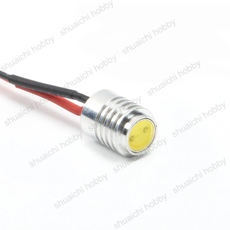 2PCS RC Drone Nacht Fliegen Suchscheinwerfer DC12V 65mA 1,5 W Hervorhebung LED Lampe Perlen mit Wärmeableitung für quadcopter Flugzeug