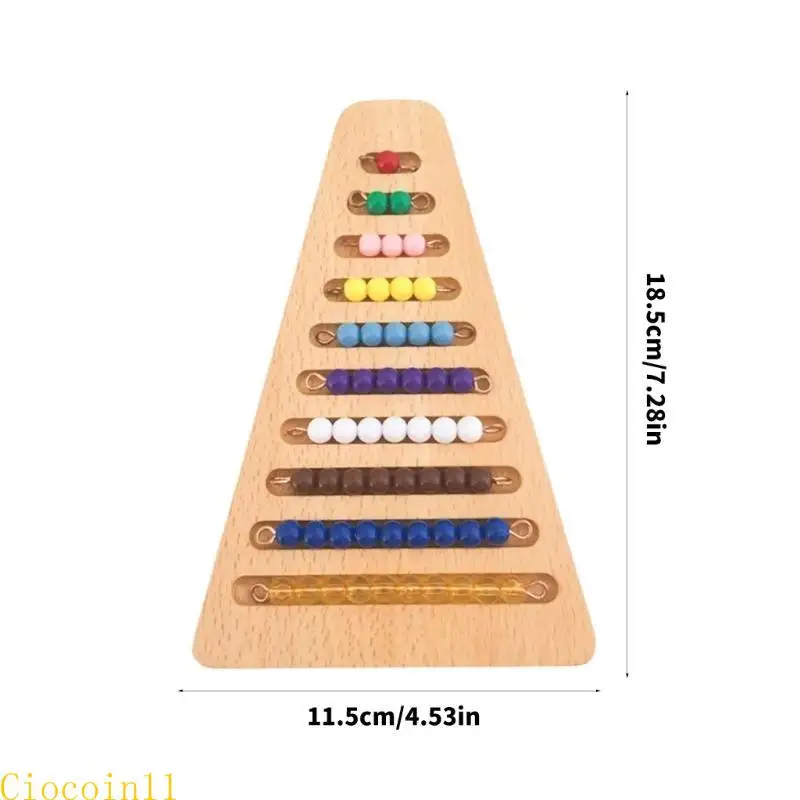 Y1ub Bead Schody Educational Toy Wspieranie koncepcji matematyki i umiejętności motorycznych dla dzieci nauczania